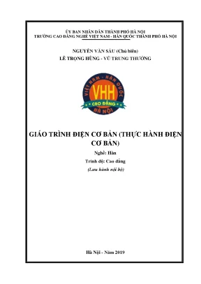 Giáo trình điện cơ bản nghề hàn cao đẳng