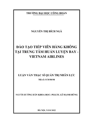 Đào tạo tiếp viên hàng không tại trung tâm huấn luyện bay vietnam airlines