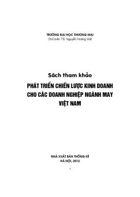 Chiến lược kinh doanh và hướng phát triển cho các doanh nghiệp ngành may việt nam