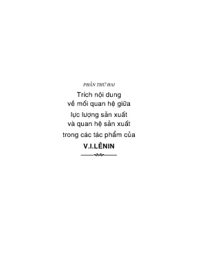 Nghiên cứu về mối quan hệ giữa lực lượng sản xuất và quan hệ sản xuất phần 2