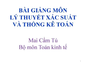 Bai ging mon ly thuyt xac sut va thn