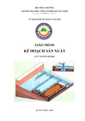 Giáo trình kế hoạch sản xuất trường đh công nghiệp quảng ninh