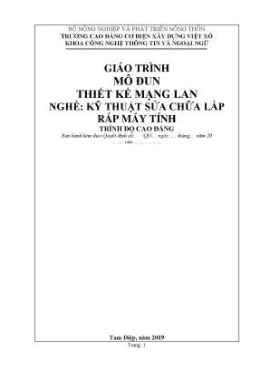 Giáo trình thiết kế mạng lan nghề kỹ thuật sửa chữa lắp ráp máy tính cao đẳng 2