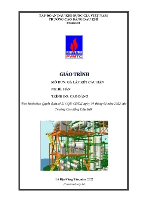 Giáo trình gá lắp kết cấu hàn nghề hàn cao đẳng trường cao đẳng dầu khí