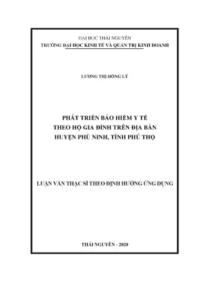 Luận văn thạc sĩ hay phát triển bảo hiểm y tế theo hộ gia đình trên địa bàn huyện phù ninh tỉnh phú thọ
