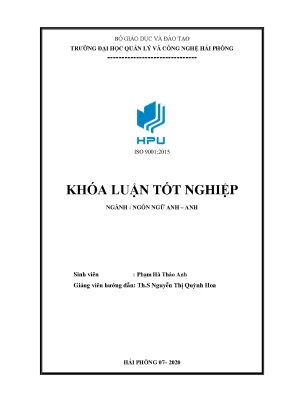 A study on studying speaking skill online for the 2nd year english major students at hai phong management and technology university