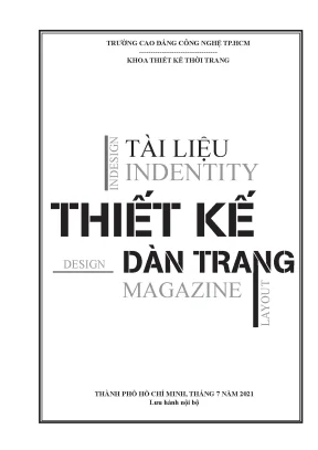 Tài liệu giảng dạy thiết kế dàn trang trình độ trung cấp