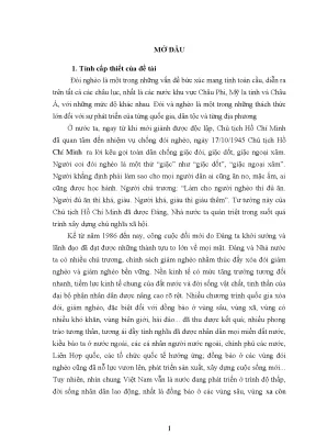 Luận văn thực hiện chính sách giảm nghèo tại huyện hữu lũng tỉnh lạng sơn