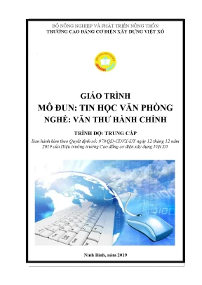 Giáo trình tin học văn phòng nghề văn thư hành chính trung cấp