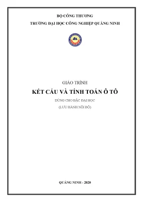 Giáo trình kết cấu và tính toán ô tô