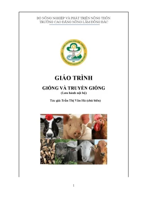 Giáo trình giống và truyền giống
