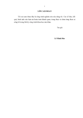 Luận án rèn luyện cho sinh viên kỹ năng xử lý tình huống trong dạy học thực hành thí nghiệm sinh học trung học phổ thông