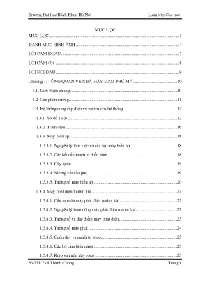 Luận văn thạc sĩ kỹ thuật điện tử thiết kế hệ điều khiển và giám sát cho hệ thống cung cấp điện của nhà máy đạm phú mỹ