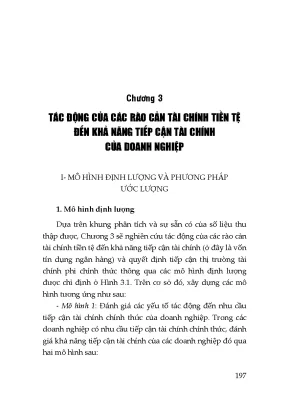 Nghiên cứu các rào cản tài chính tiền tệ đối với sự phát triển doanh nghiệp việt nam phần 2