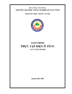 Giáo trình thực tập điện ô tô f1