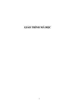 Giáo trình mã độc