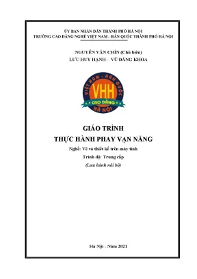Giáo trình thực hành phay vạn năng nghề vẽ và thiết kế trên máy tính trung cấp