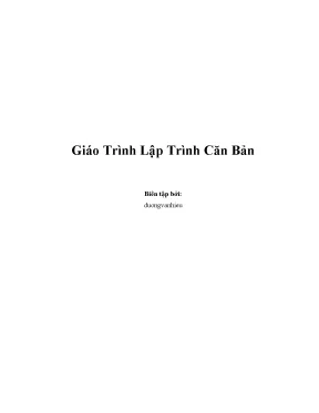 Giao trinh lp trinh c can bn