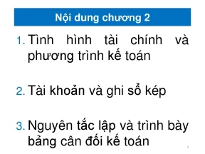 Nguyên lý kế toán chương 2