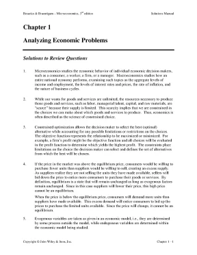 Besanko and braeutigam microeconomics 3