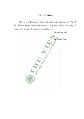 Luận văn thạc sĩ hay nghiên cứu tính đa dạng loài thực vật thân gỗ trong một số trạng thái rừng phục hồi tại huyện lục nam tỉnh bắc giang