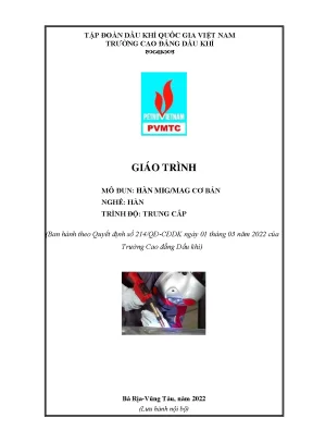 Giáo trình hàn migmag cơ bản nghề hàn trung cấp trường cao đẳng dầu khí