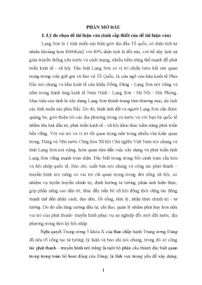 Luận văn năng lực viên chức đài phát thanh và truyền hình tỉnh lạng sơn
