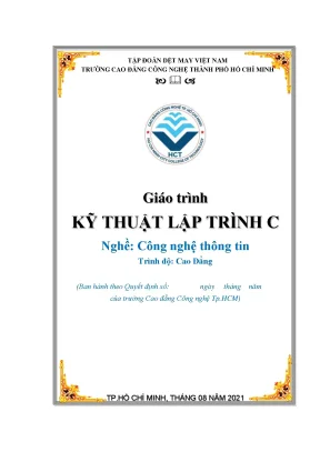 Giáo trình kỹ thuật lập trình c nghề công nghệ thông tin trình độ cao đẳng