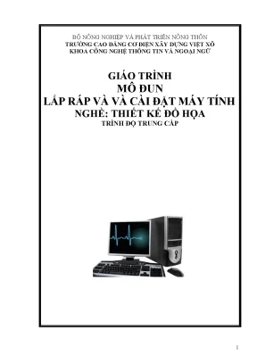Giáo trình lắp ráp và cài đặt máy tính nghề thiết kế đồ họa trung cấp