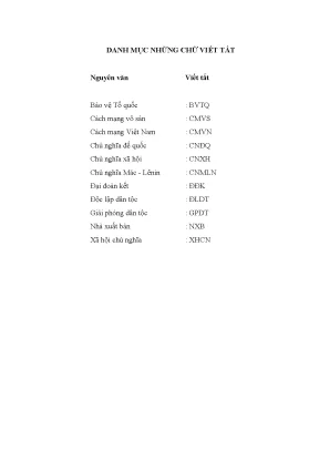 Luận án tư tưởng hồ chí minh về quyền độc lập tự do của dân tộc