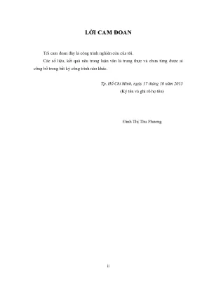 Luận văn thạc sĩ phát triển dạy học tích hợp trong môn công nghệ 10 ở trường trung học phổ thông tại thành phố hồ chí minh