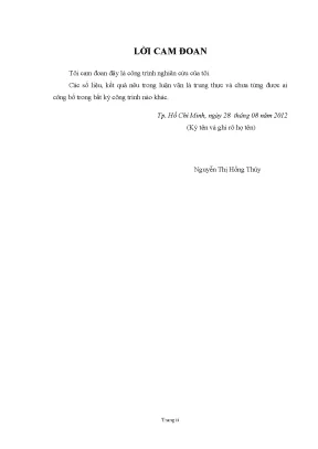 Luận văn thạc sĩ đánh giá chương trình đào tạo trung cấp nghề may tại trường cao đẳng nghề cần thơ