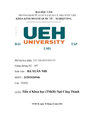 Bài tập lms marketing