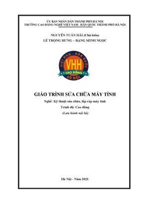 Giáo trình sửa chữa máy tính nghề kỹ thuật sửa chữa lắp ráp máy tính cao đẳng