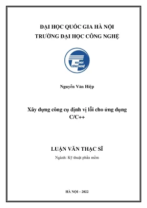 Xây dựng công cụ định vị lỗi cho ứng dụng c c