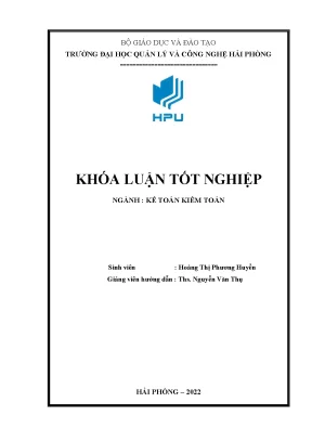 Khóa luận hoàn thiện tổ chức kế toán vốn bằng tiền tại công ty xăng dầu khu vực iii tnhh một thành viên