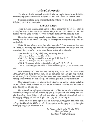 Giáo trình hệ thống phun xăng điện tử