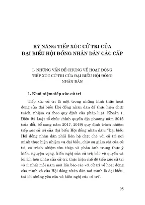 Tìm hiểu kỹ năng cơ bản dành cho đại biểu hội đồng nhân dân các cấp phần 2
