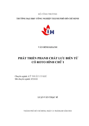 Phát triển phanh chất lưu biến từ có roto hình chữ i