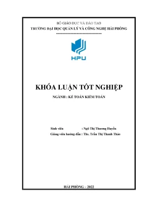 Khóa luận hoàn thiện công tác kế toán doanh thu chi phí và xác định kết quả kinh doanh tại công ty tnhh giai lạc