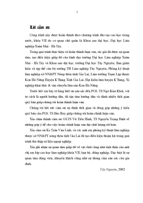 Luận văn thạc sĩ hay tăng trưởng định kỳ và cấu trúc của rừng lá rộng thường xanh ở khu vực kon hà nừng gia lai