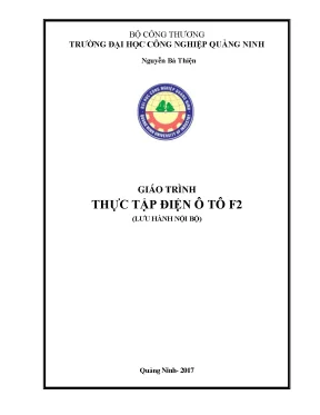Giáo trình thực tập điện ô tô f2 trường đh công nghiệp quảng ninh