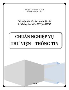 Chun nghip v th vin thong tin