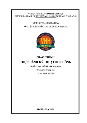 Giáo trình thực hành kỹ thuật đo lường nghề vẽ và thiết kế trên máy tính trung cấp