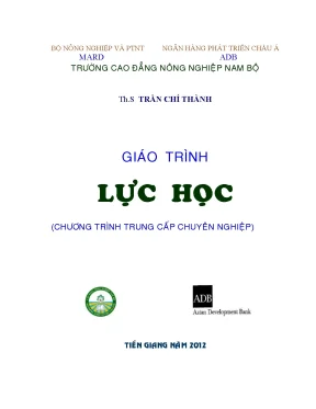 Giáo trình lực học