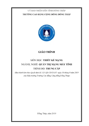 Giáo trình thiết kế mạng ngành quản trị mạng máy tính trung cấp