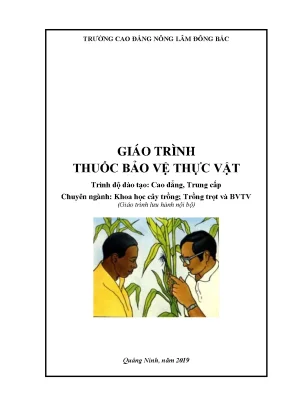 Giáo trình thuốc bảo vệ thực vật chuyên ngành khoa học cây trồng trồng trọt và bvtv