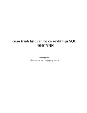Giao trinh h qun tr c s d liu sql