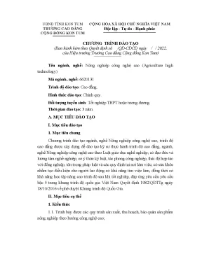 3chuong trinh dao tao nganh nghe nong nghiep cong nghe cao cao dang