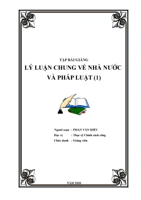Tap bai giang li luan chung nha nuoc pl 1 2342